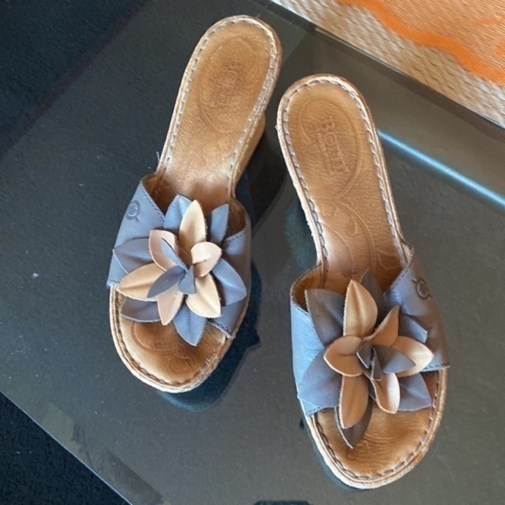 BORN .. real leather made, hand made shoes size 7/3